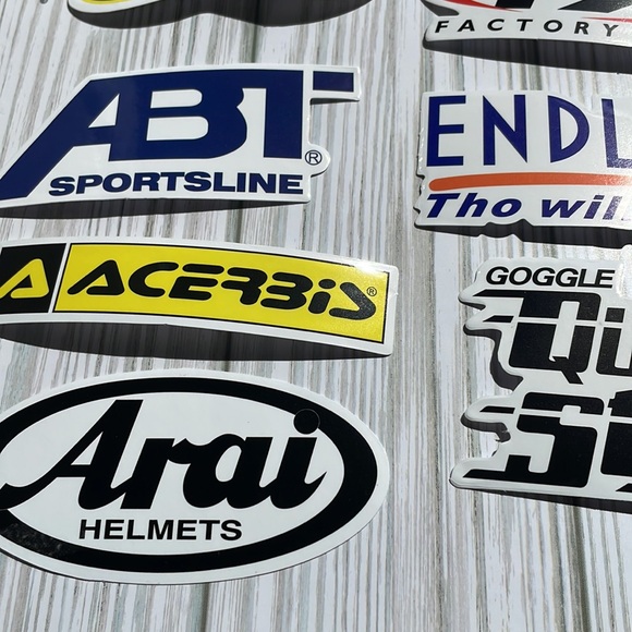 🆕🚗New Racing Mechanic Garage Toolbox Waterproof Stickers 10 Piece - LOT #4 - Picture 4 of 5